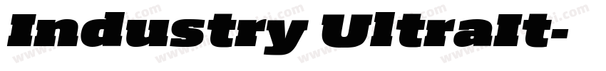 Industry UltraIt字体转换